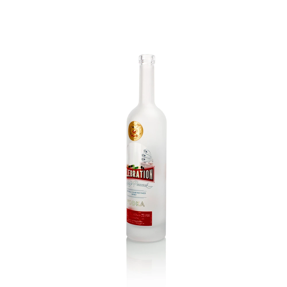 750ml Frosted Vodka Glass Bottle 750ml Frosted Vodka Glass Bottle
